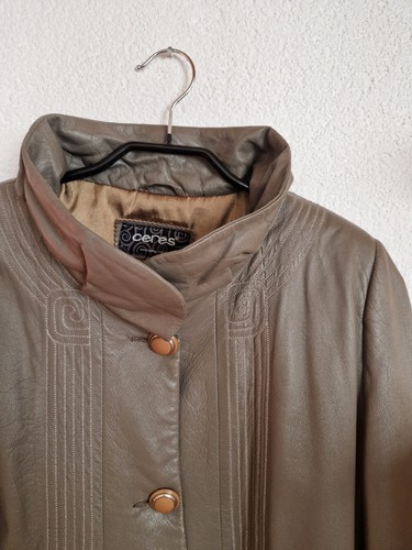 Damen jacke echtem lammleder - echtem,