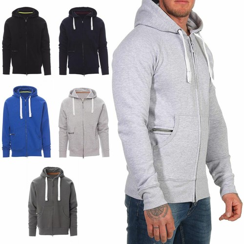 Herren sweatjacke zip hoodie - sweatjacke,