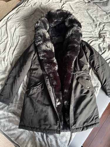 Schwarze winterjacke - schwarze, in