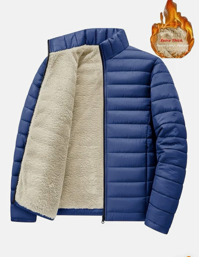 Herren steppjacke blau m - blau,